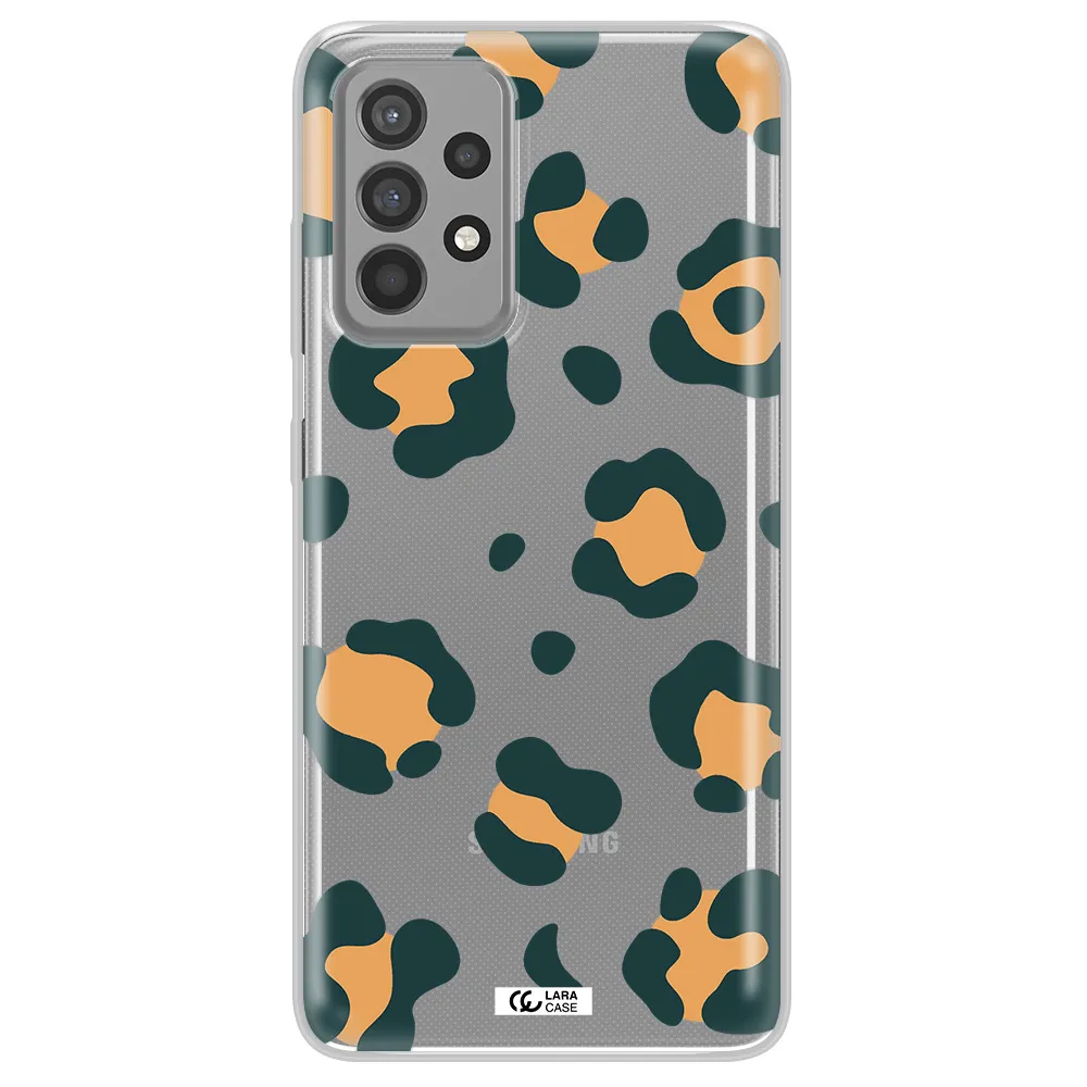 Toon Leopard Samsung A52 Clear TPU Case