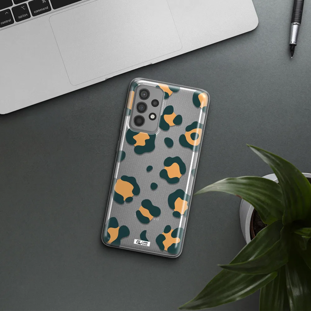 Toon Leopard Samsung A52 Clear TPU Case