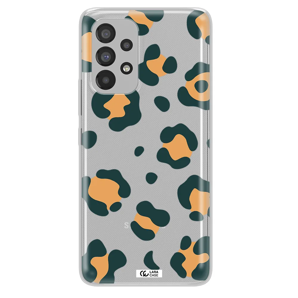 Toon Leopard Samsung A53 Clear TPU Case