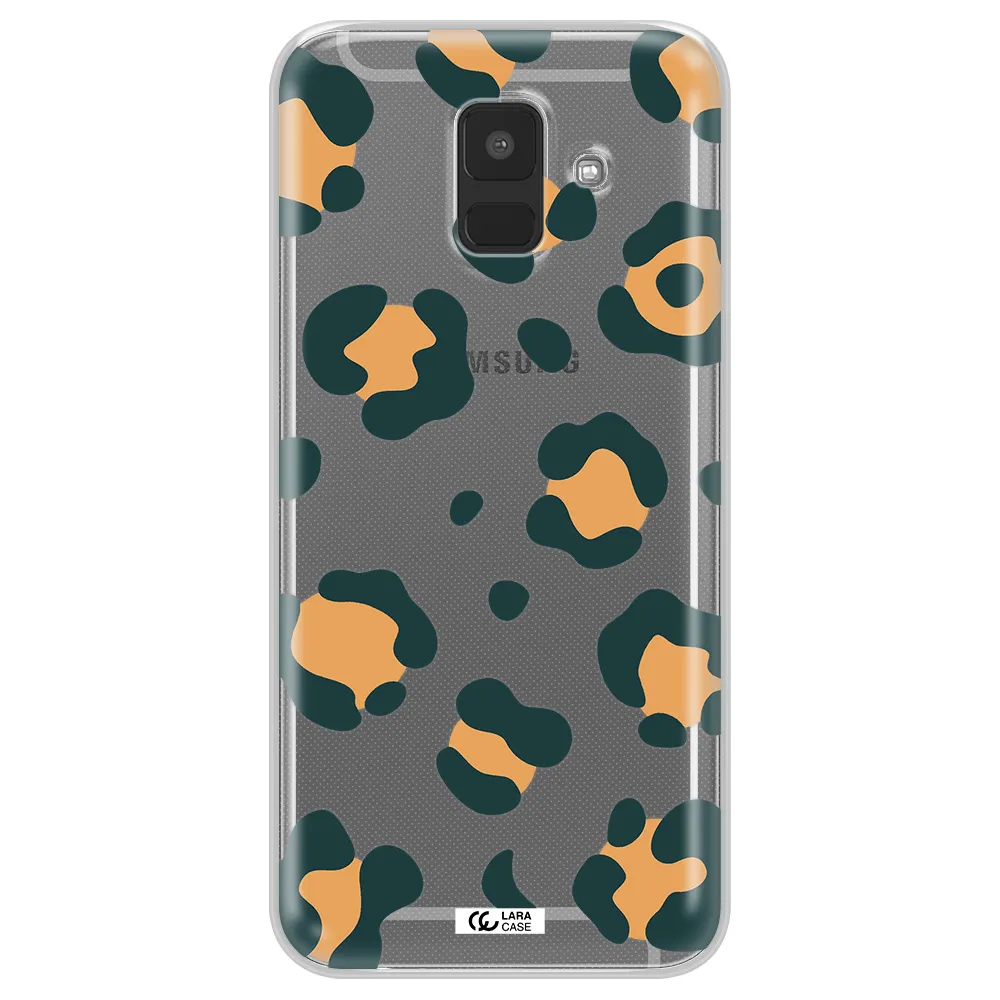 Toon Leopard Samsung A6 Clear TPU Case