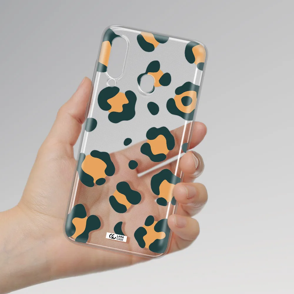 Toon Leopard Samsung A60 Clear TPU Case
