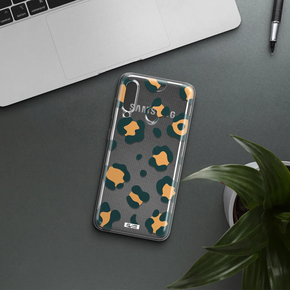Toon Leopard Samsung A60 Clear TPU Case