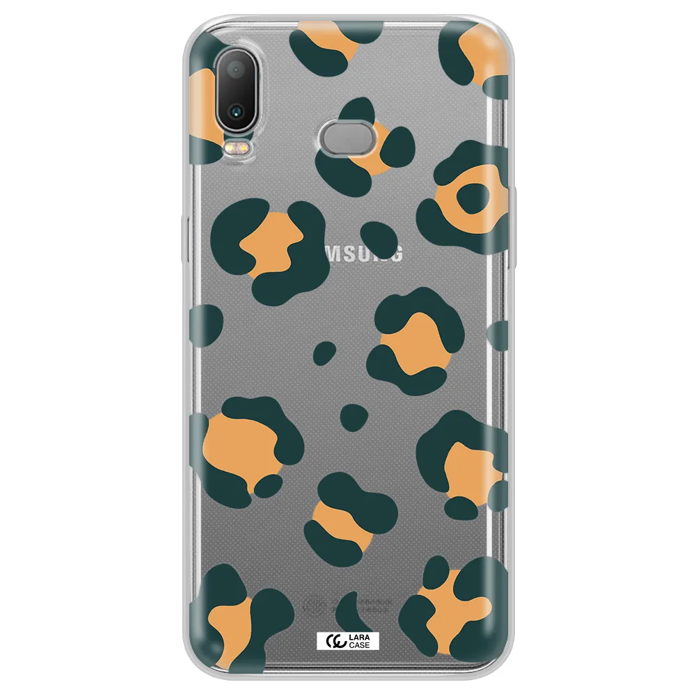 Toon Leopard Samsung A6S Clear TPU Case