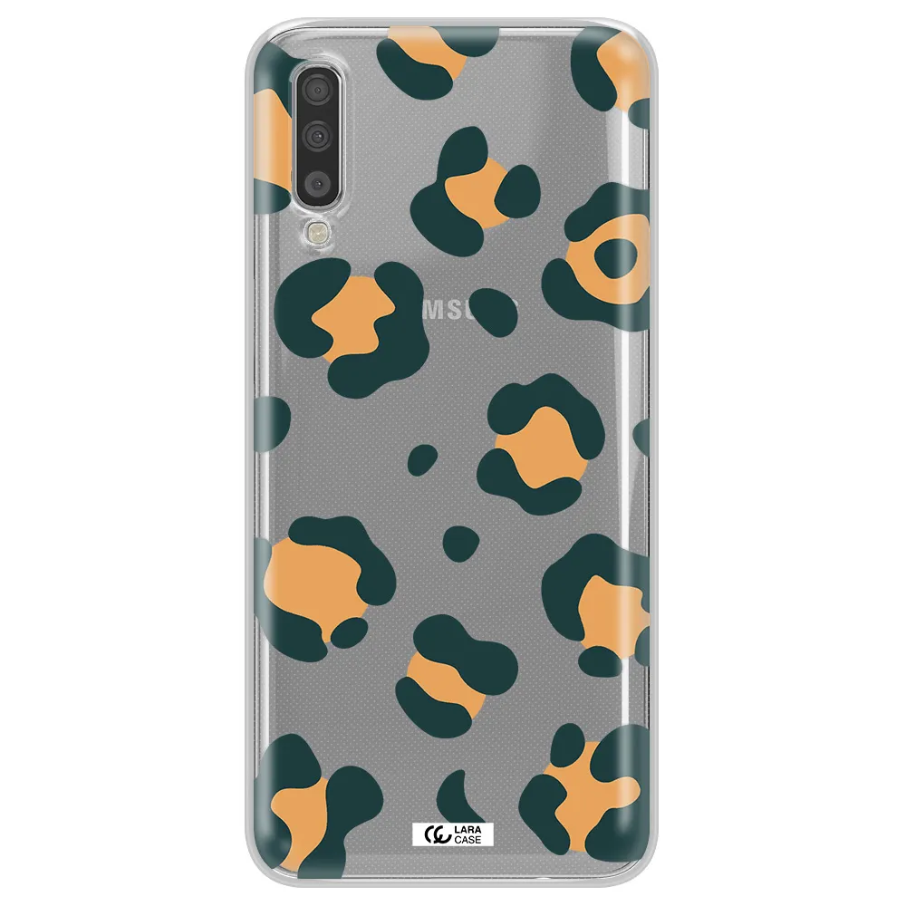 Toon Leopard Samsung A70 Clear TPU Case