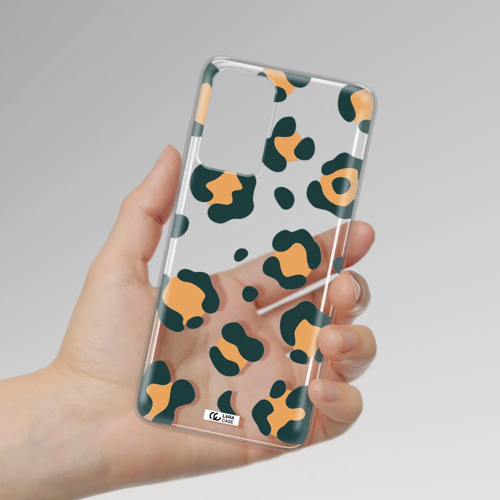 Toon Leopard Samsung A72 Clear TPU Case