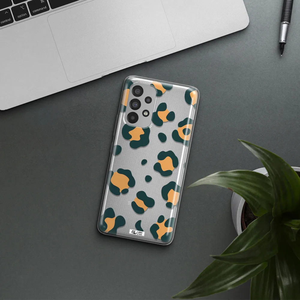 Toon Leopard Samsung A73 Clear TPU Case