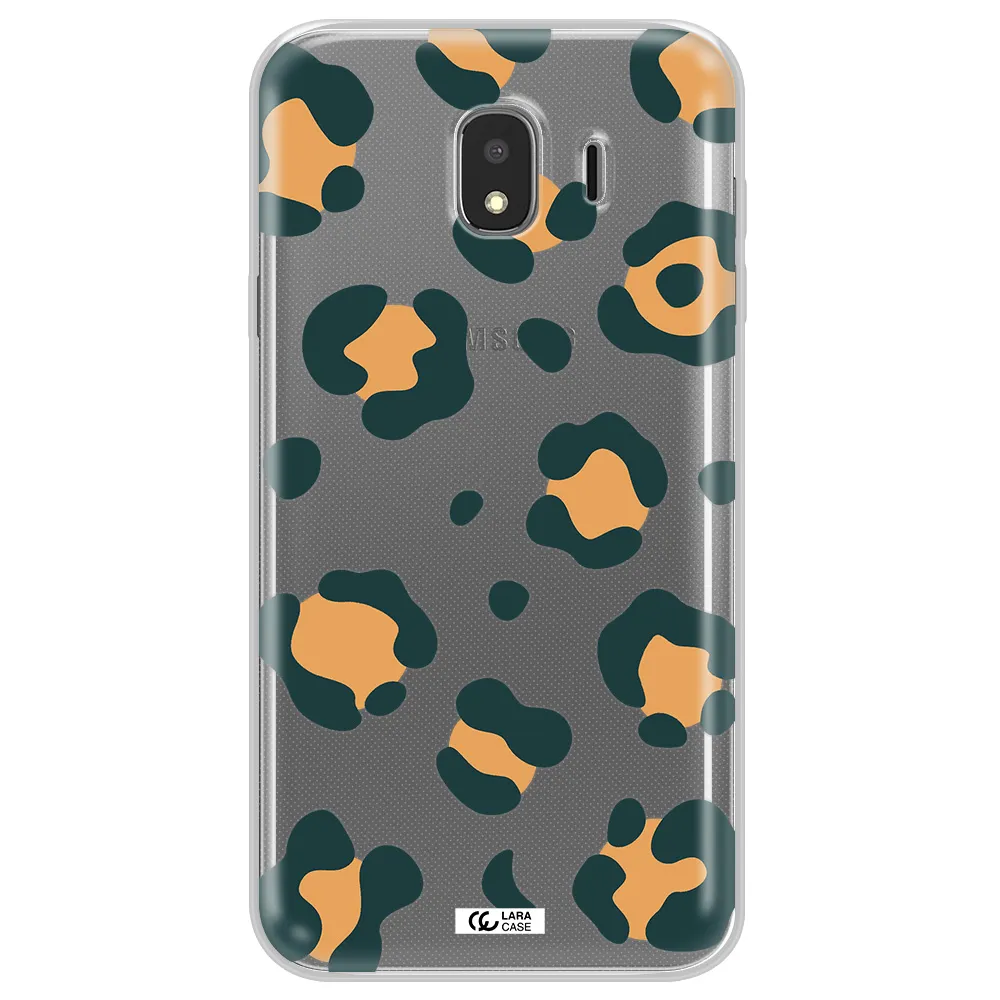 Toon Leopard Samsung J4 Clear TPU Case