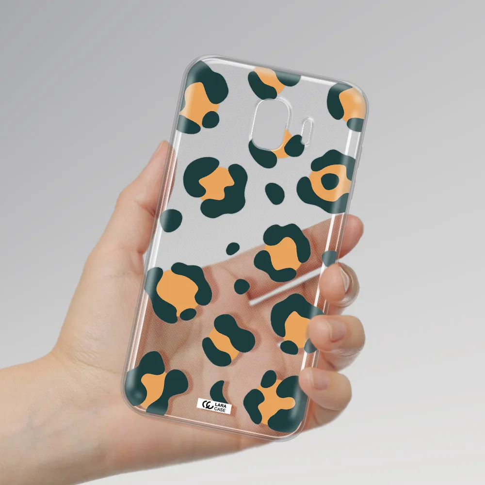 Toon Leopard Samsung J4 Clear TPU Case