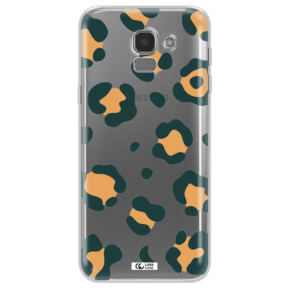 Toon Leopard Samsung J6 Clear TPU Case