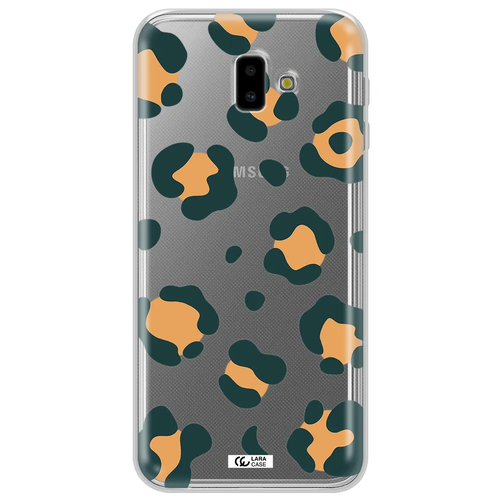 Toon Leopard Samsung J6 Plus Clear TPU Case