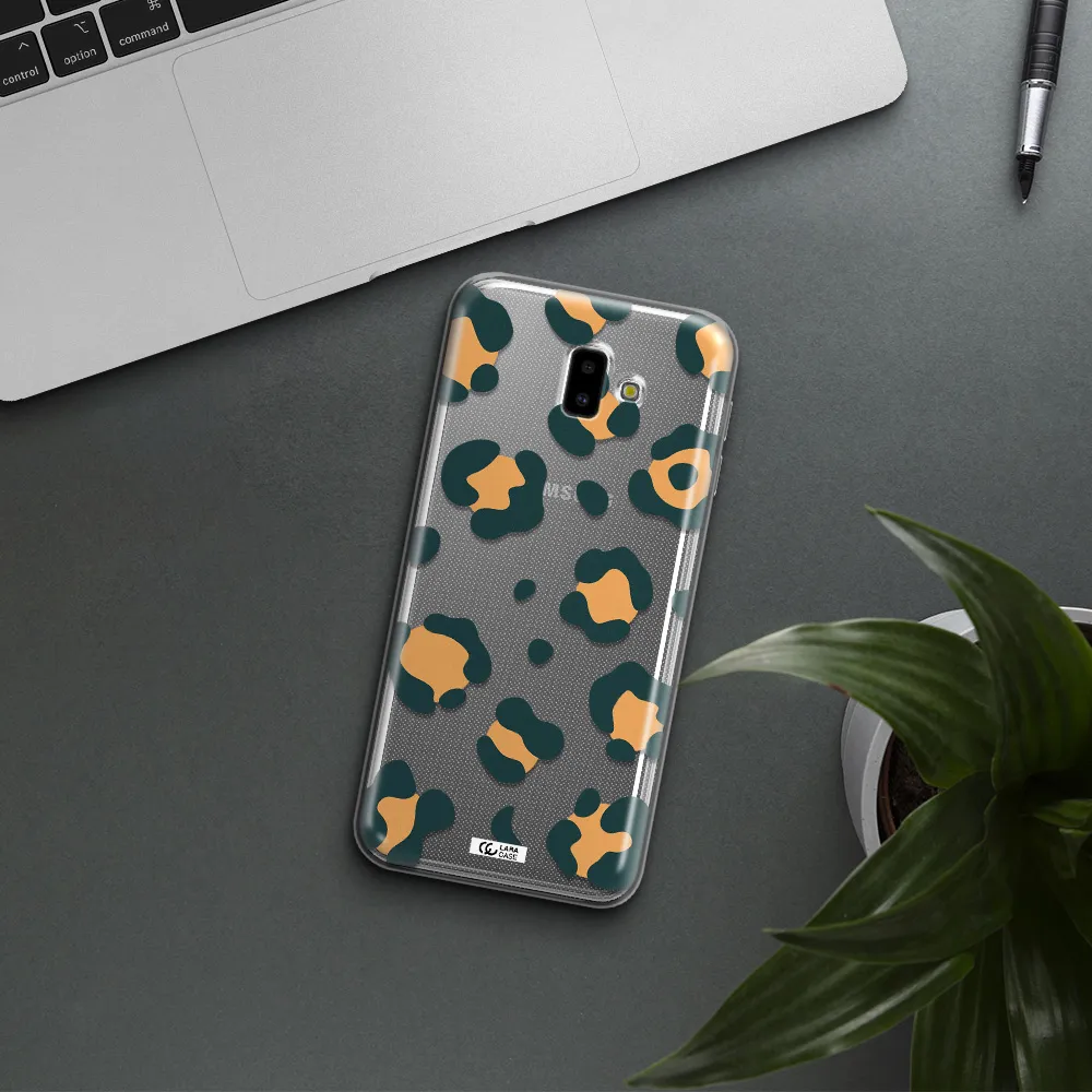 Toon Leopard Samsung J6 Plus Clear TPU Case