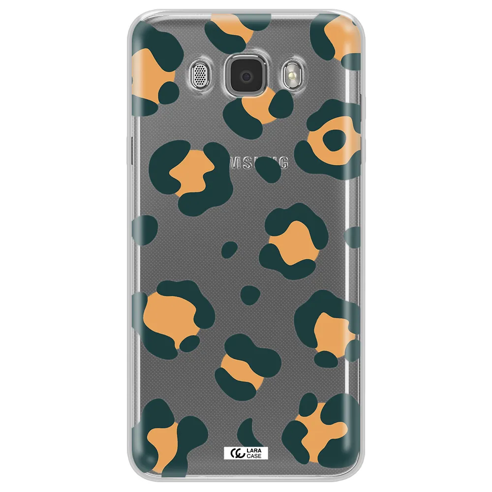 Toon Leopard Samsung J7 2016 Clear TPU Case