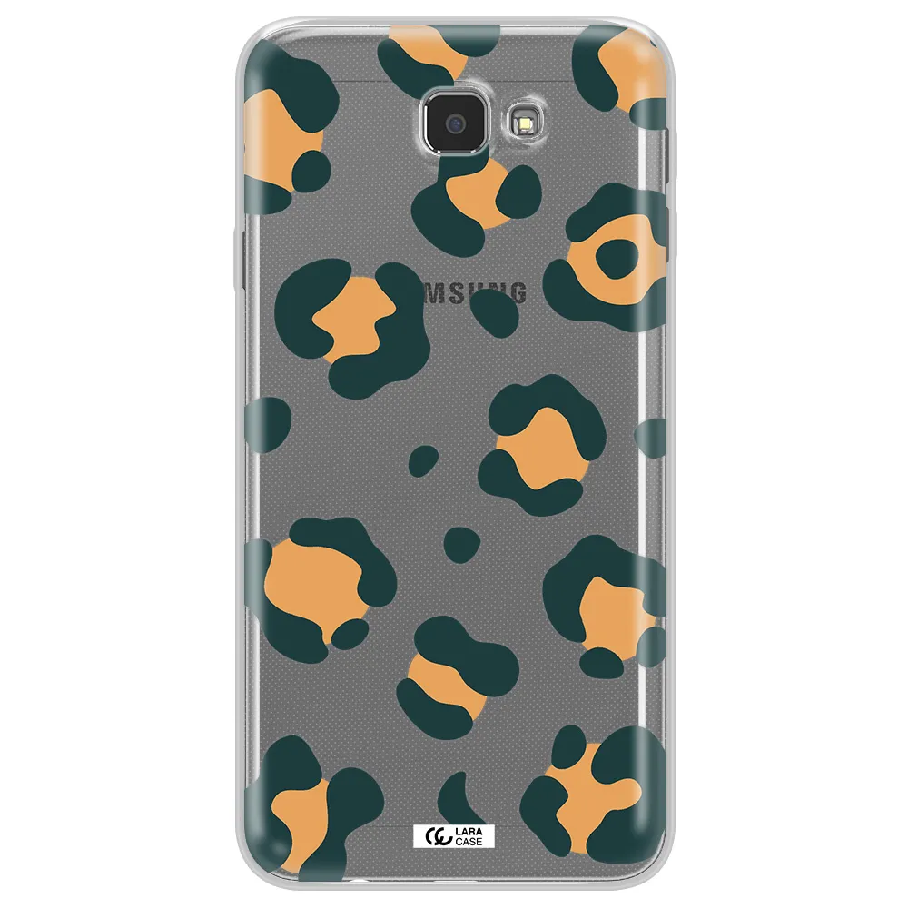 Toon Leopard Samsung J7 Prim Clear TPU Case
