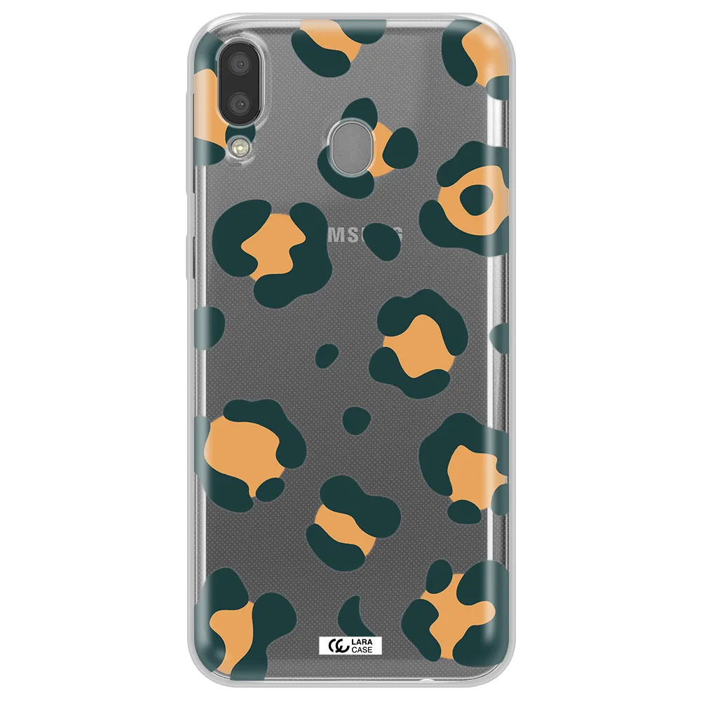 Toon Leopard Samsung M20 Clear TPU Case