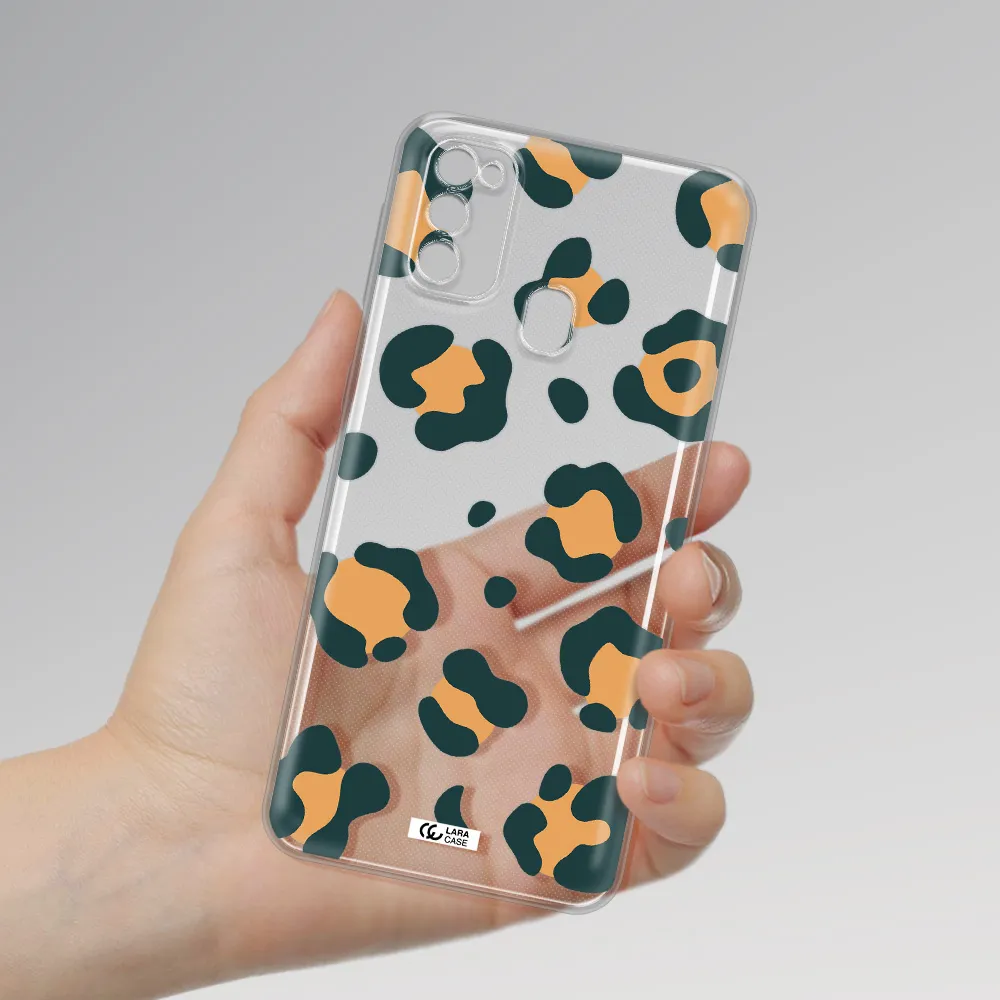 Toon Leopard Samsung M30S Clear TPU Case