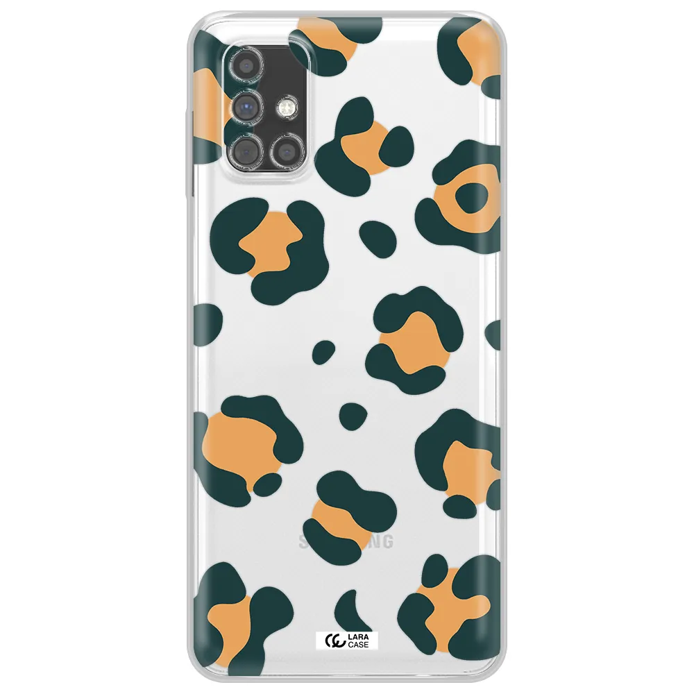 Toon Leopard Samsung M31S Clear TPU Case