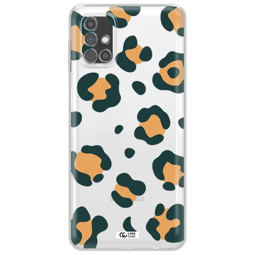 Toon Leopard Samsung M51 Clear TPU Case
