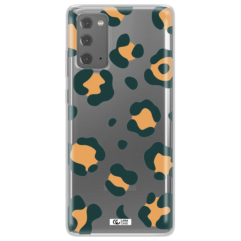 Toon Leopard Samsung Note 20 Clear TPU Case