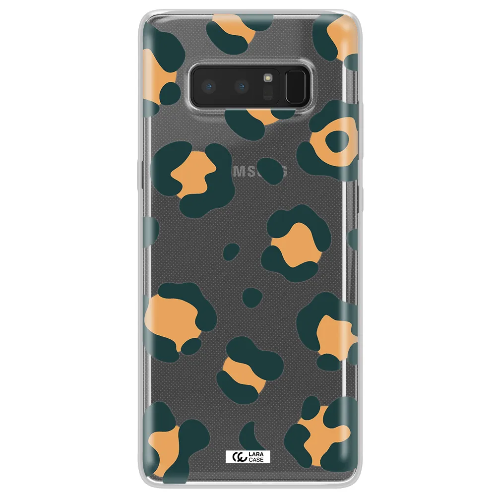 Toon Leopard Samsung Note 8 Clear TPU Case