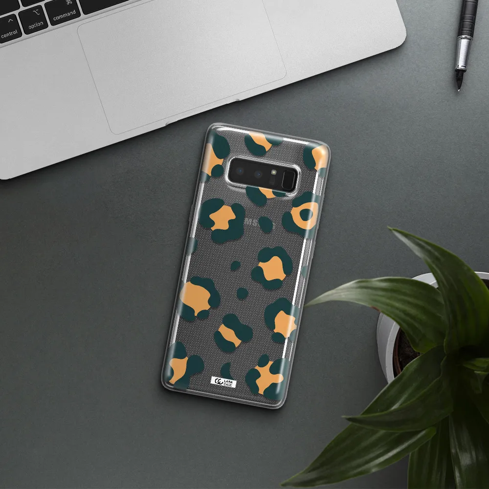 Toon Leopard Samsung Note 8 Clear TPU Case