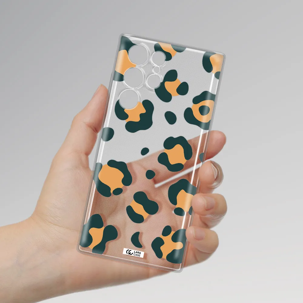 Toon Leopard Samsung S 22 Ultra Clear TPU Case