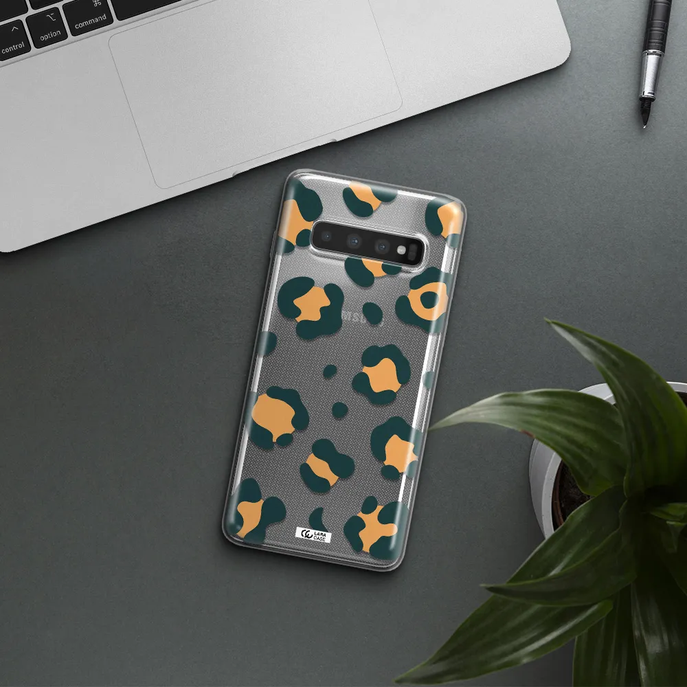 Toon Leopard Samsung S10 Clear TPU Case