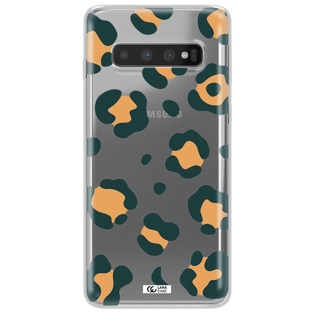 Toon Leopard Samsung S10 Plus Clear TPU Case