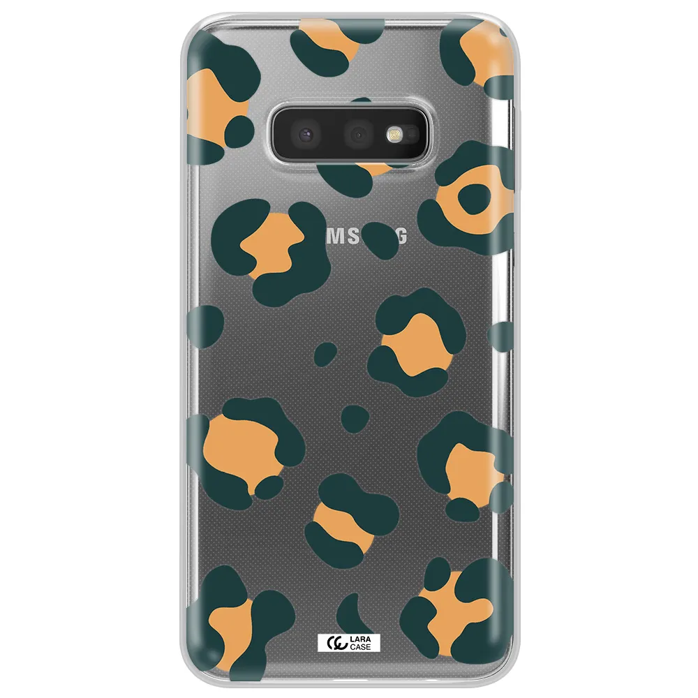 Toon Leopard Samsung S10e Clear TPU Case