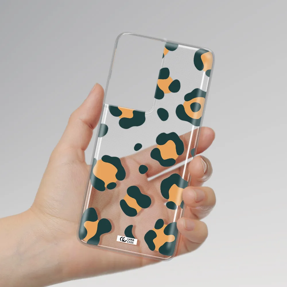 Toon Leopard Samsung S21 Ultra Clear TPU Case