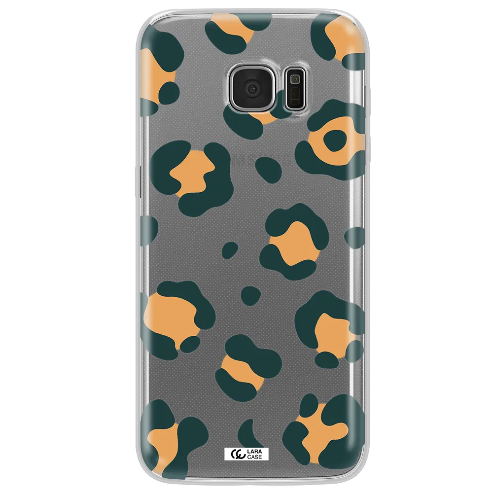 Toon Leopard Samsung S7 Edge Clear TPU Case