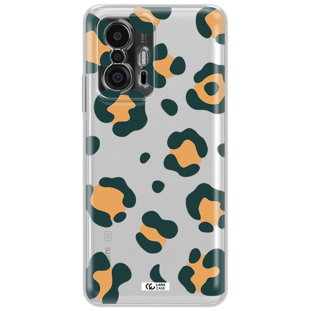 Toon Leopard Xiaomi 11T Clear Tpu Case