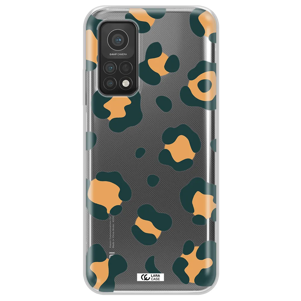 Toon Leopard Xiaomi Mi 10T Clear TPU Case