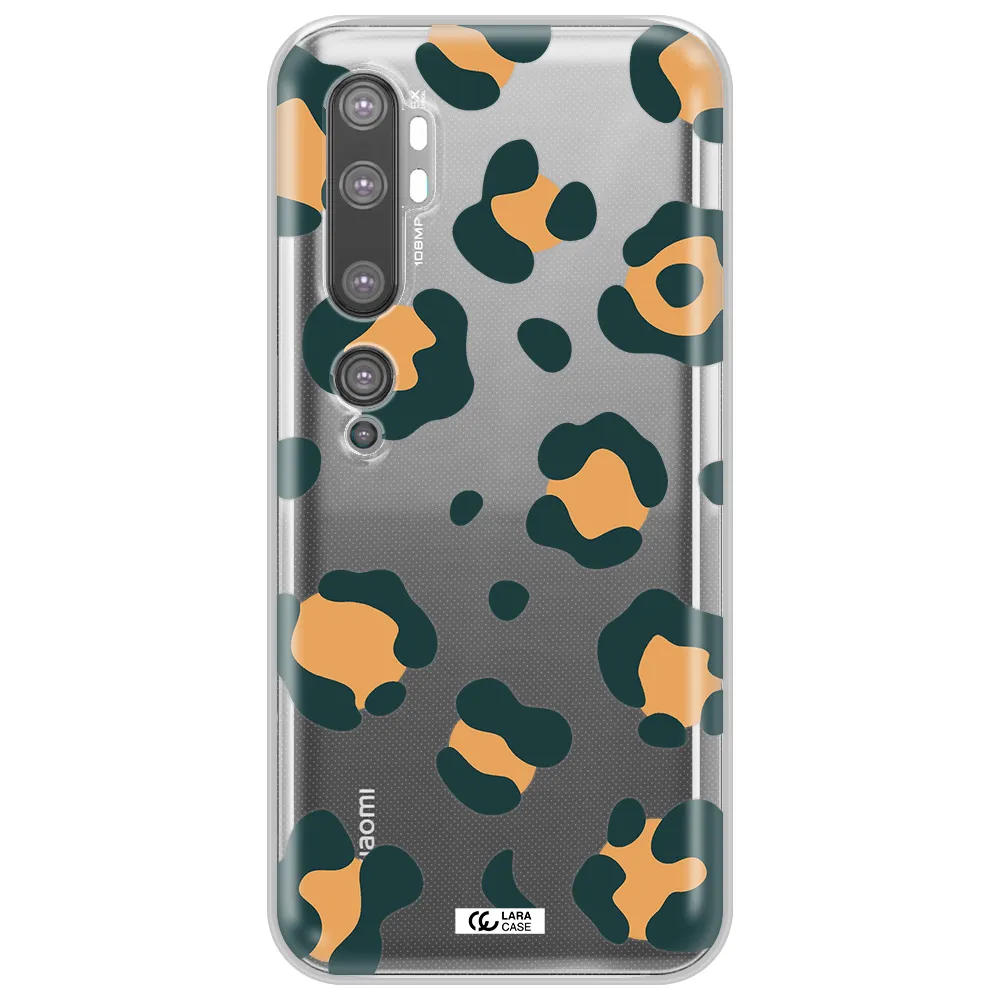 Toon Leopard Xiaomi Mi Note 10 Clear TPU Case