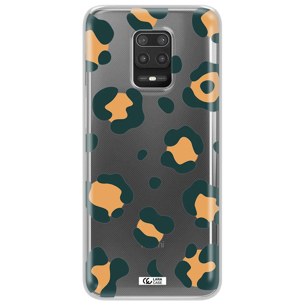 Toon Leopard Xiaomi Note 9S Clear TPU Case