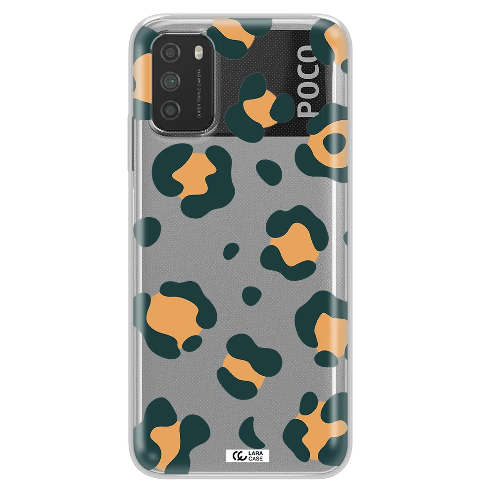 Toon Leopard Xiaomi Poco M3 Clear TPU Case