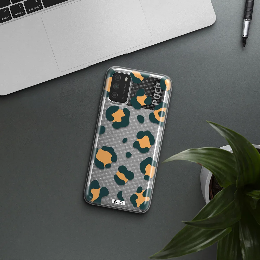 Toon Leopard Xiaomi Poco M3 Clear TPU Case