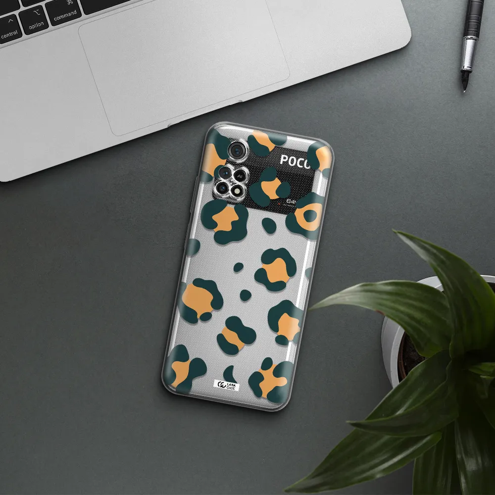 Toon Leopard Xiaomi Poco M4 Pro 4G Clear Tpu Case