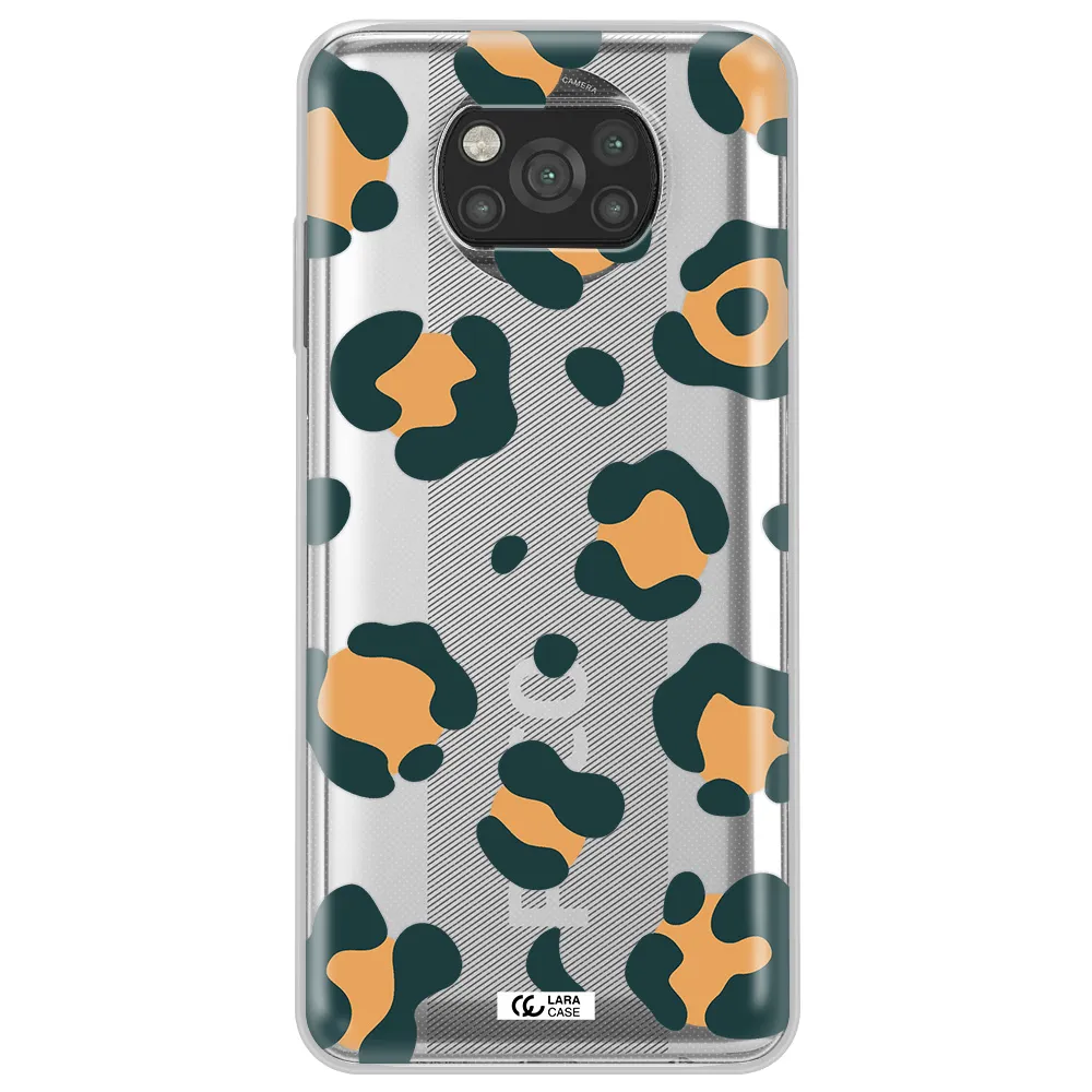 Toon Leopard Xiaomi Poco X3 Clear TPU Case