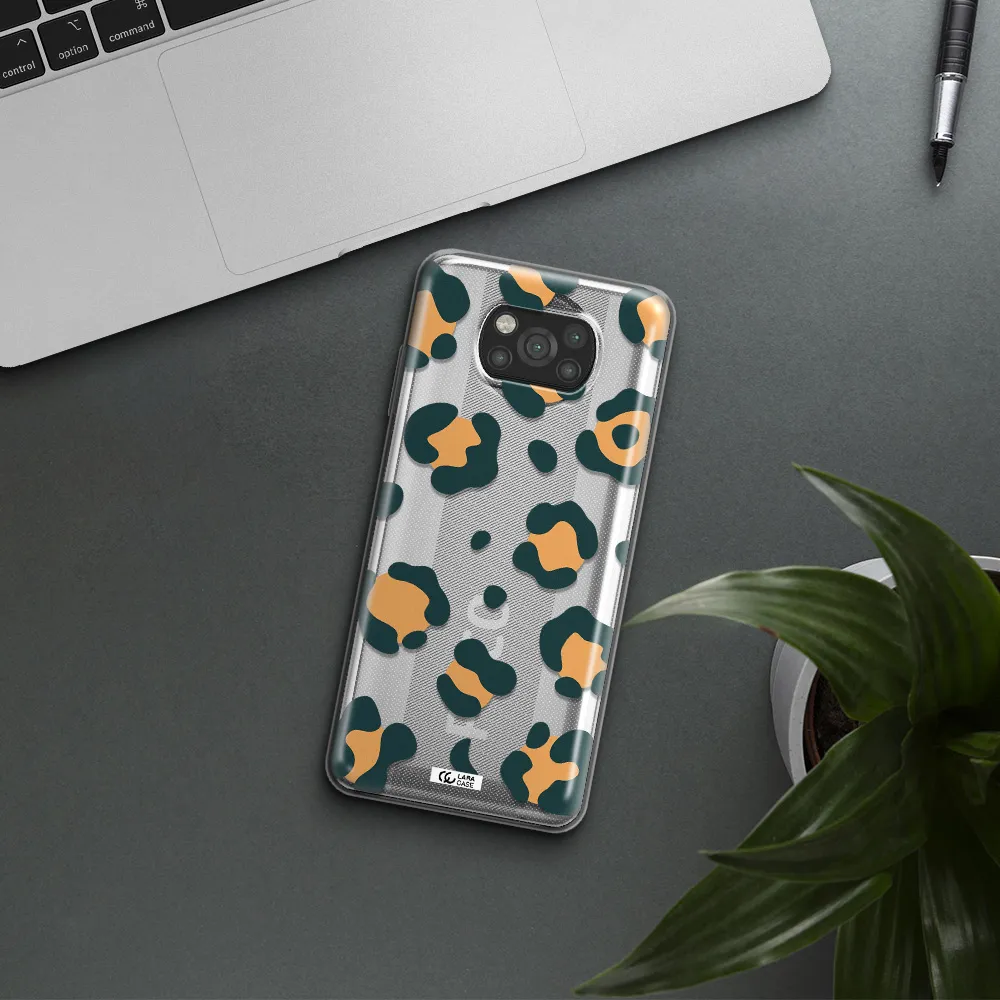 Toon Leopard Xiaomi Poco X3 Clear TPU Case