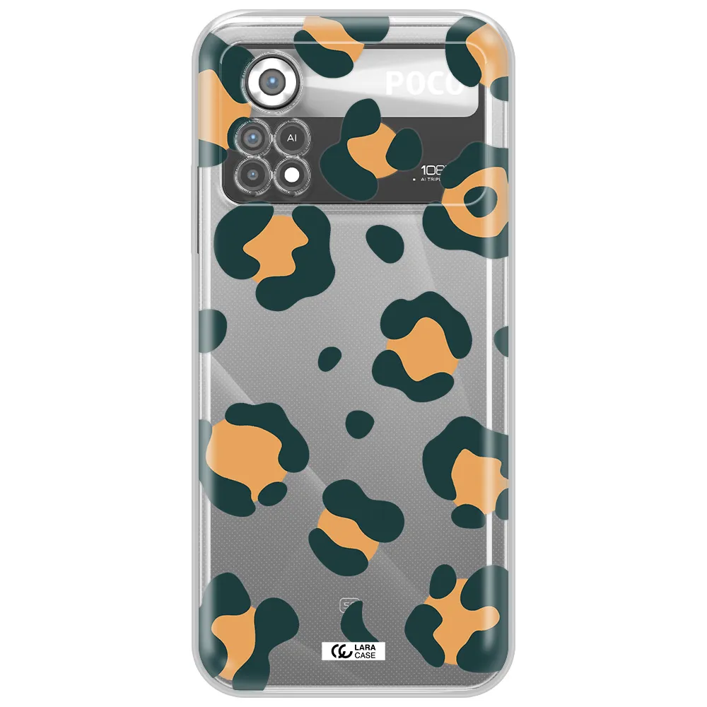 Toon Leopard Xiaomi Poco X4 Pro Clear TPU Case