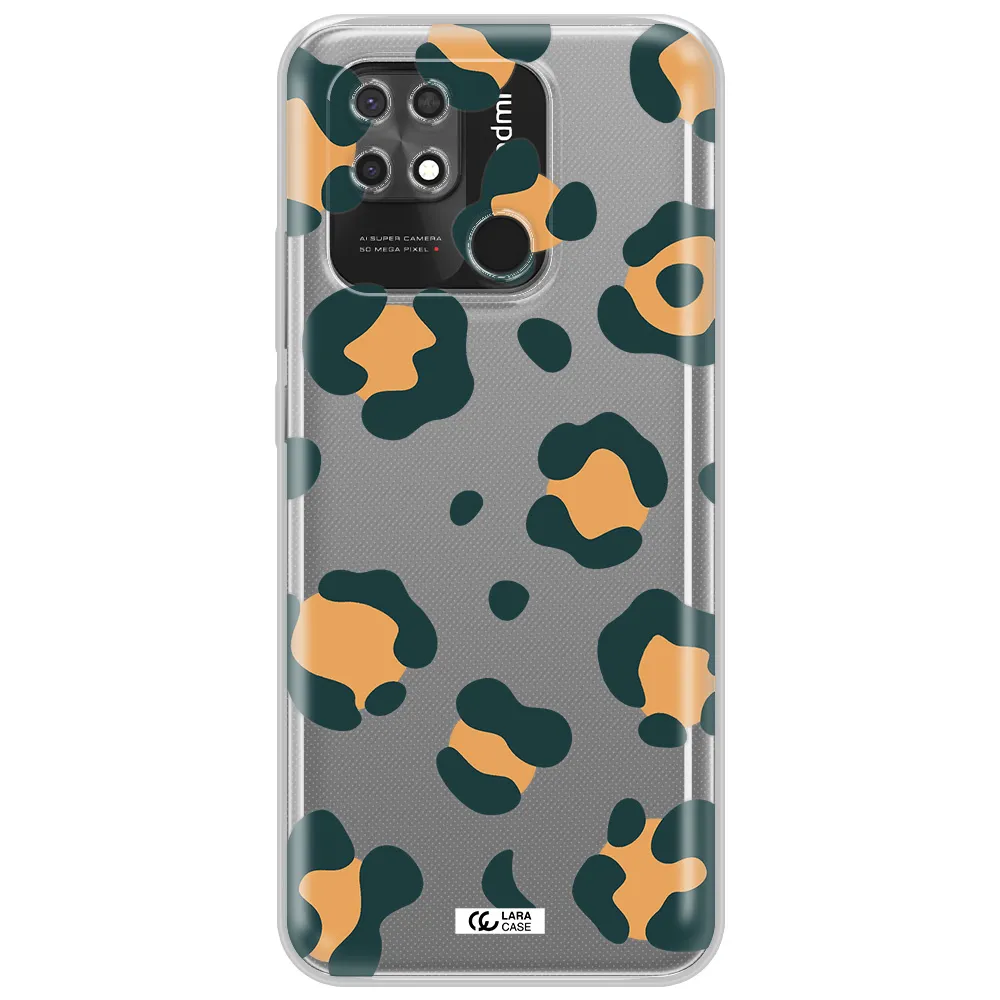 Toon Leopard Xiaomi Redmi 10C Clear TPU Case