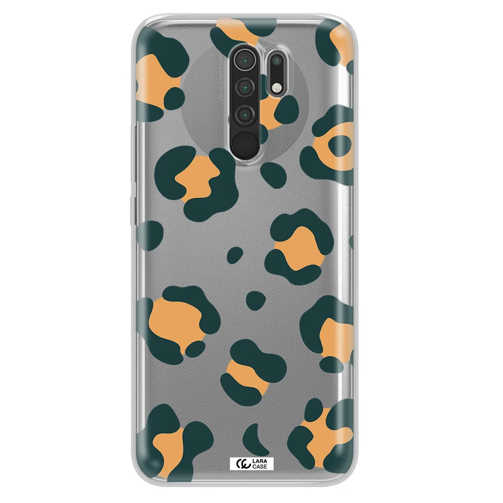 Toon Leopard Xiaomi Redmi 9 Clear TPU Case