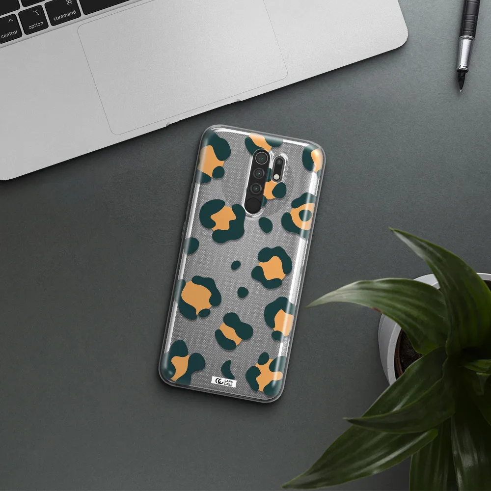 Toon Leopard Xiaomi Redmi 9 Clear TPU Case