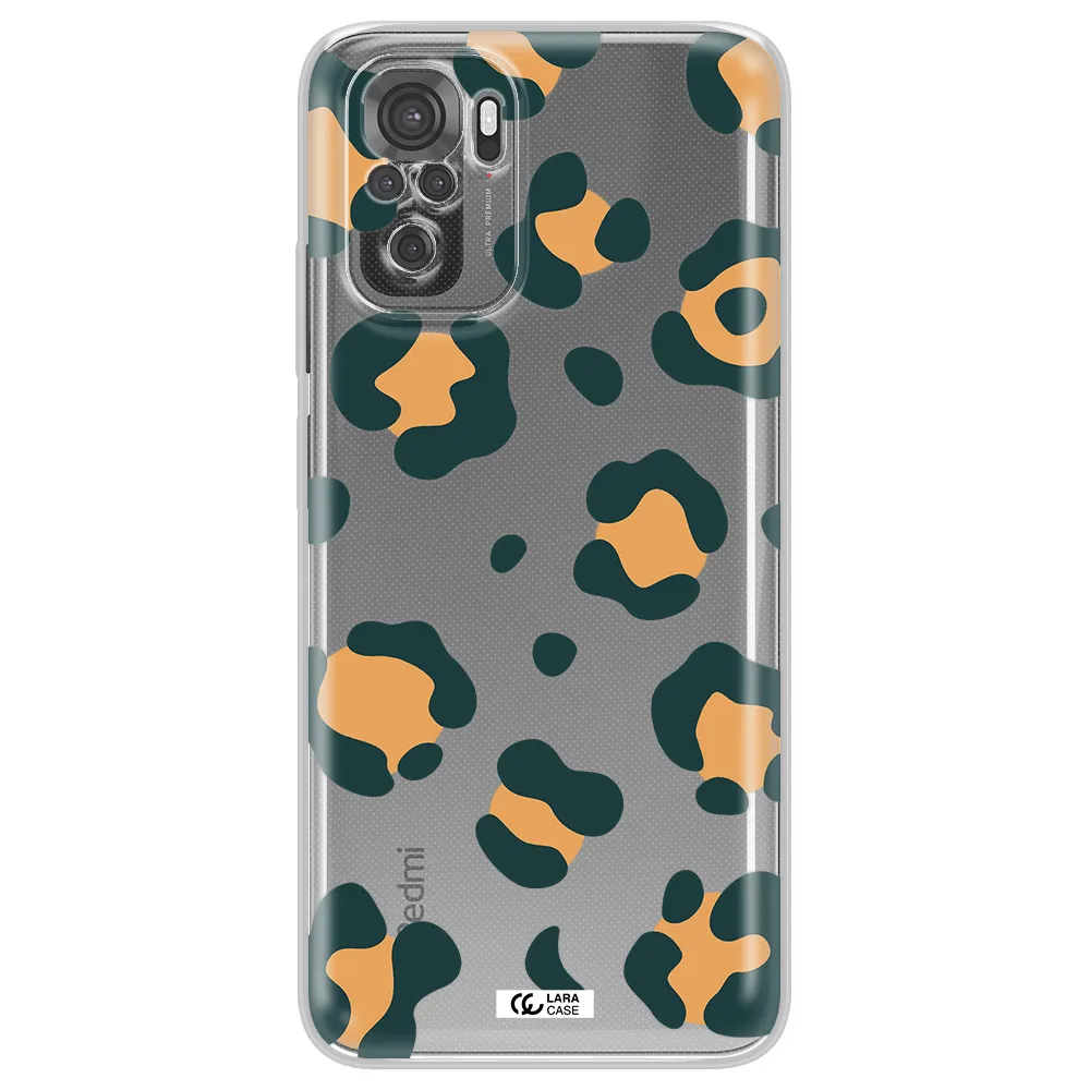 Toon Leopard Xiaomi Redmi Note 10S Clear Tpu Case
