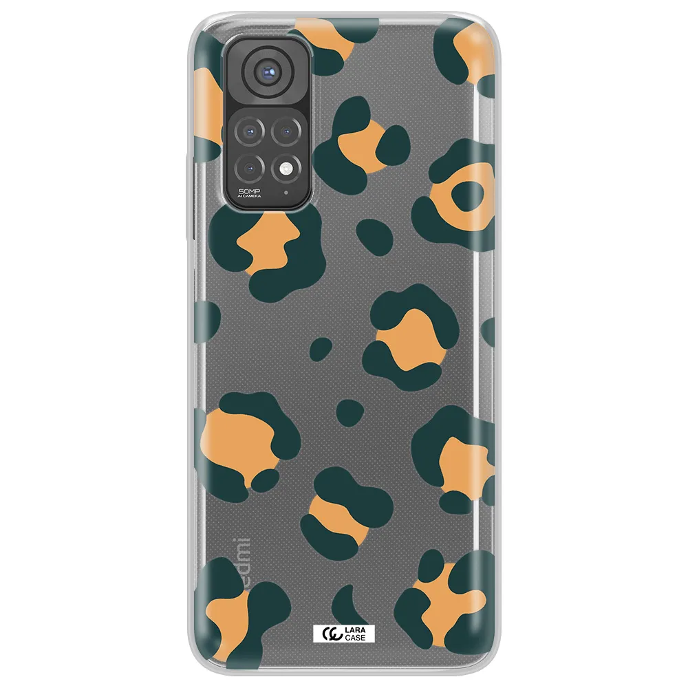 Toon Leopard Xiaomi Redmi Note 11 Clear TPU Case