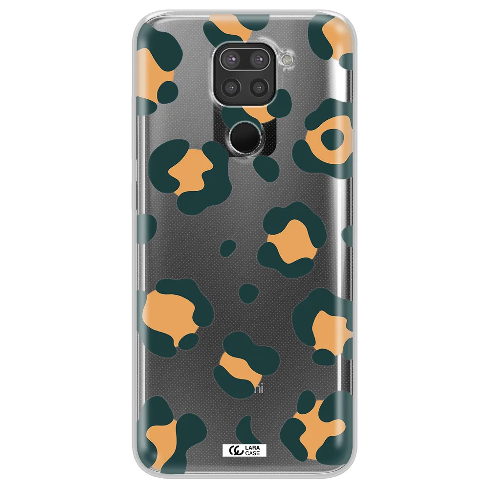 Toon Leopard Xiaomi Redmi Note 9 Clear TPU Case