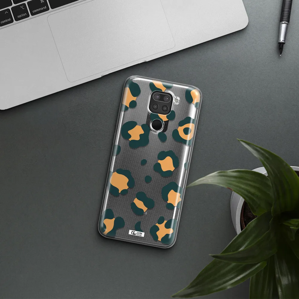 Toon Leopard Xiaomi Redmi Note 9 Clear TPU Case