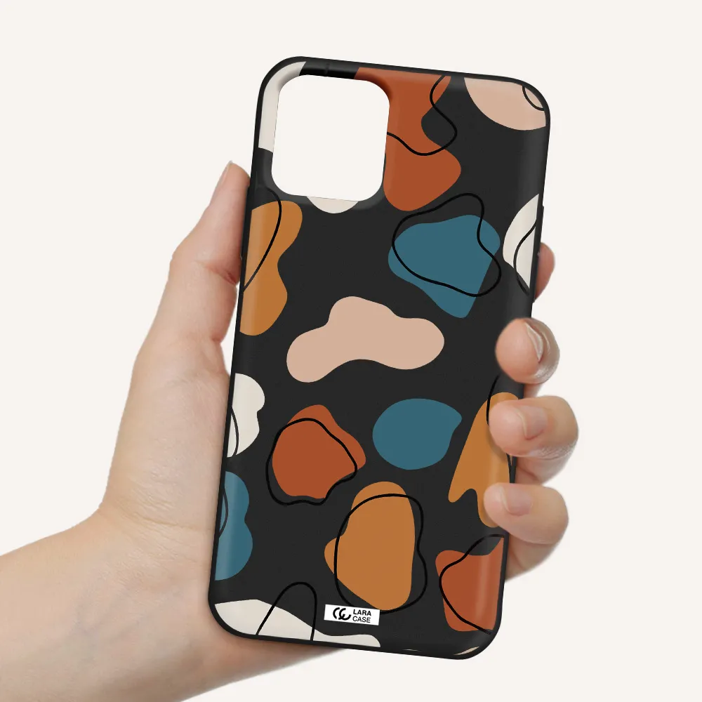 Boho Art Apple iPhone 11 pro max Silicone black Case