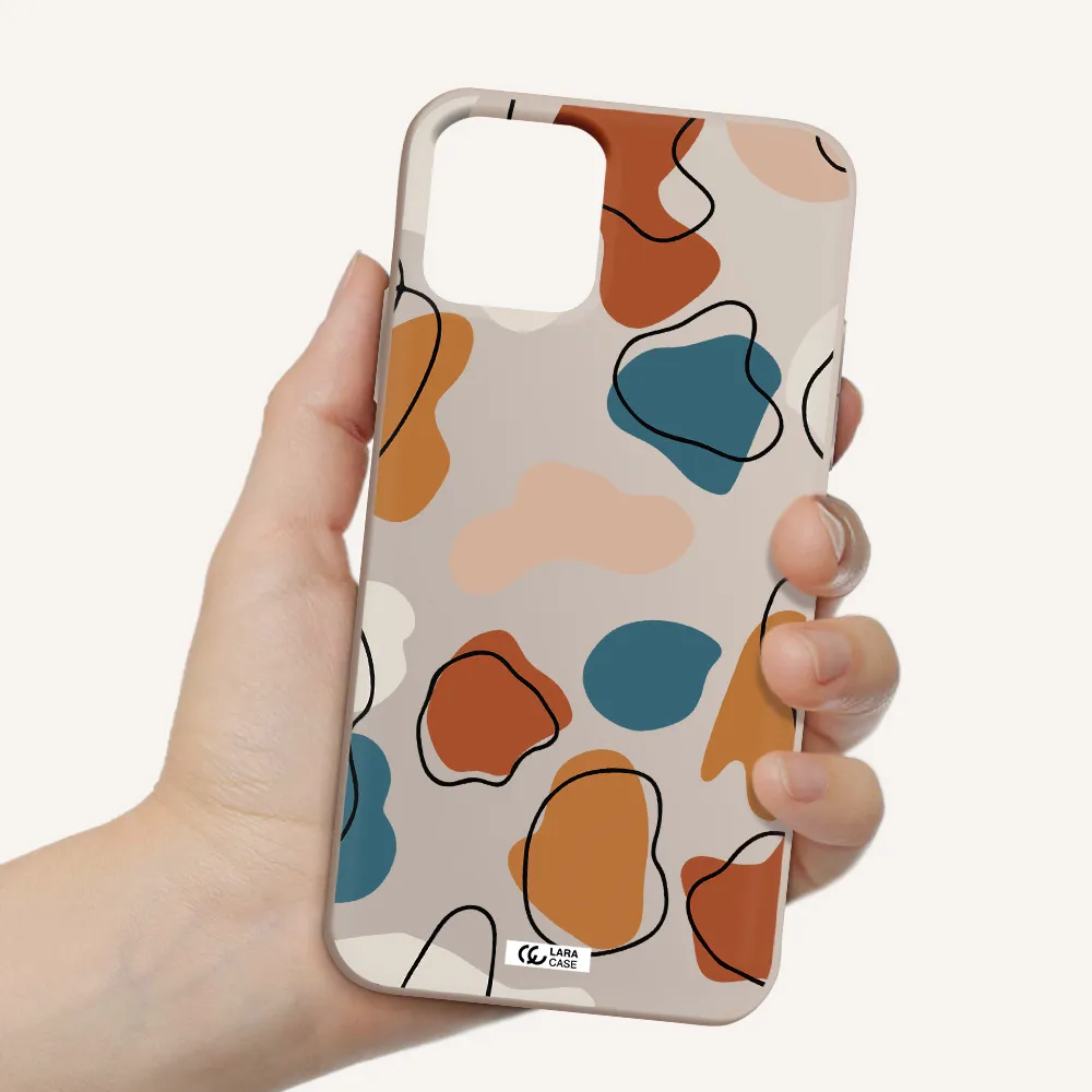 Boho Art Apple iPhone 11 pro Silicone Stone Case