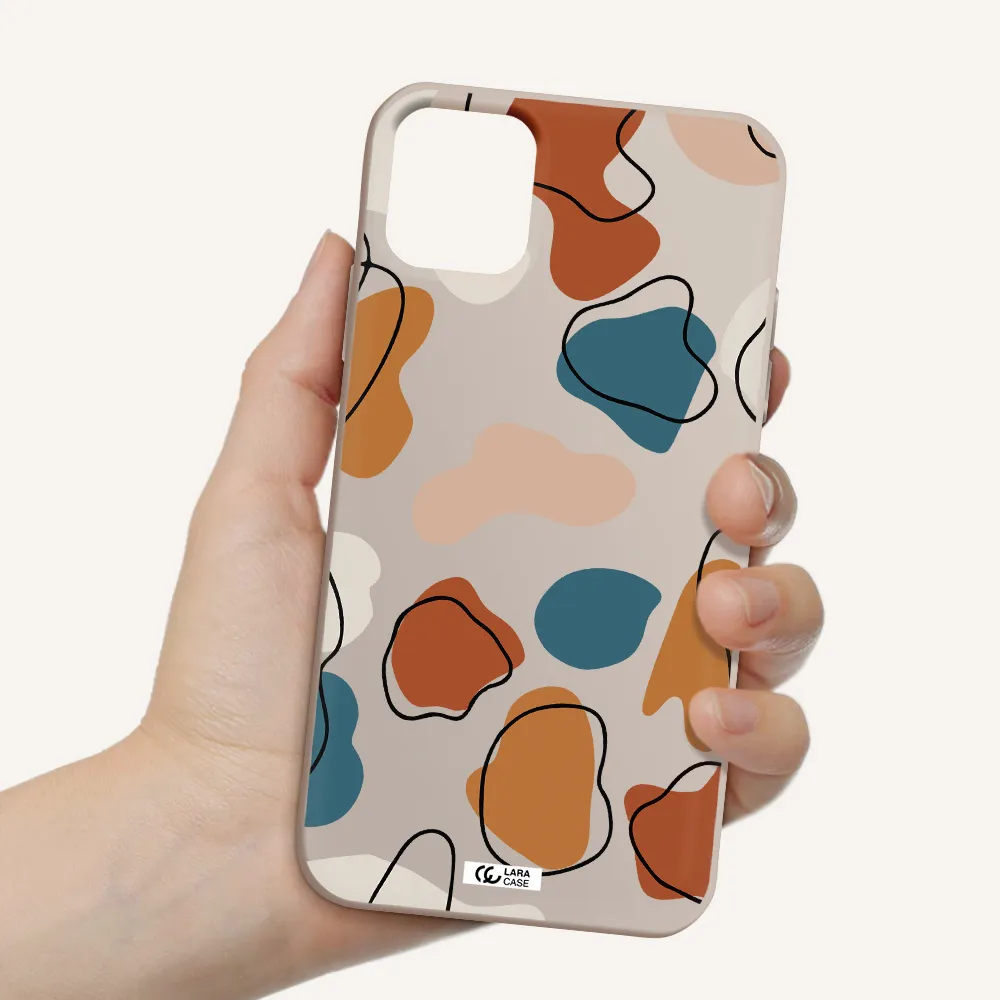 Boho Art Apple iPhone 11 Silicone Stone Case